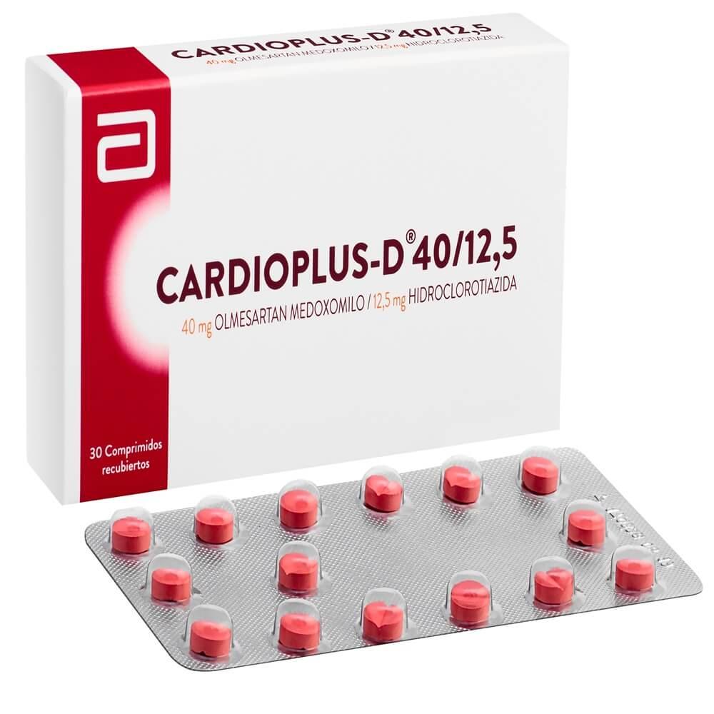 Cardioplus D 40/12.5 mg x 30 Comprimidos - Olmesartán + Hidroclorotiazida