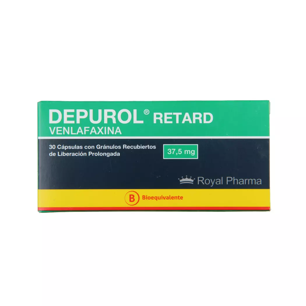 Depurol Retard 37,5 mg x 30 Cápsulas LP - Venlafaxina