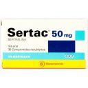 Sertac Sertralina 50mg 30 Comprimidos Recubiertos