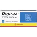 Deprax Sertralina 50mg 30 Comprimidos Recubiertos