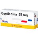 Quetiapina 25 mg 30 Comprimidos
