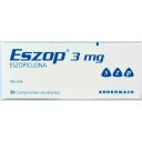 Eszop 3mg Eszopiclona 30 Comprimidos Recubiertos