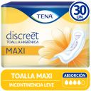 Tena Discreet Maxi Toalla Higiénica 30 Unidades - Incontinencia Leve