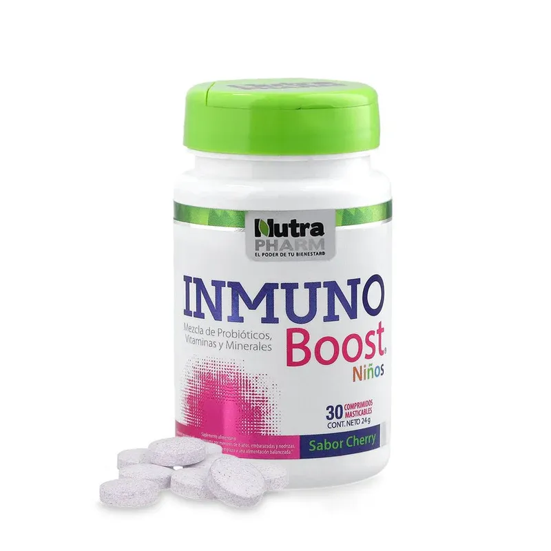 Inmuno Boost Niños Nutrapharm 30 Comprimidos Masticables