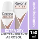 Desodorante Rexona Clinical Aerosol Extra Dry 150ml