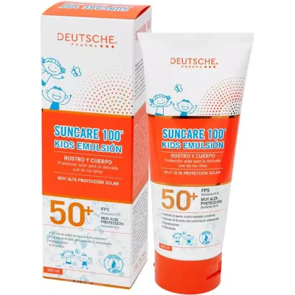 Suncare 100 Kids Emulsión FPS 50+ 200 ml