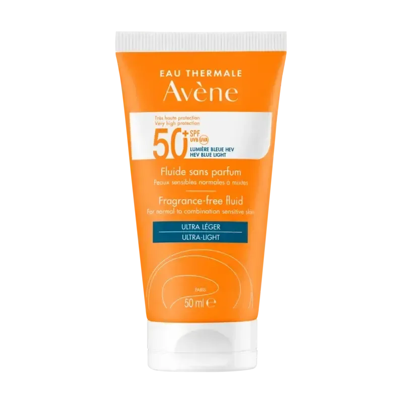 Avène Fluido Sin Perfume SPF 50+ 50 ml