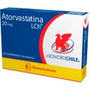 Atorvastatina 20 mg x 30 comprimidos recubiertos
