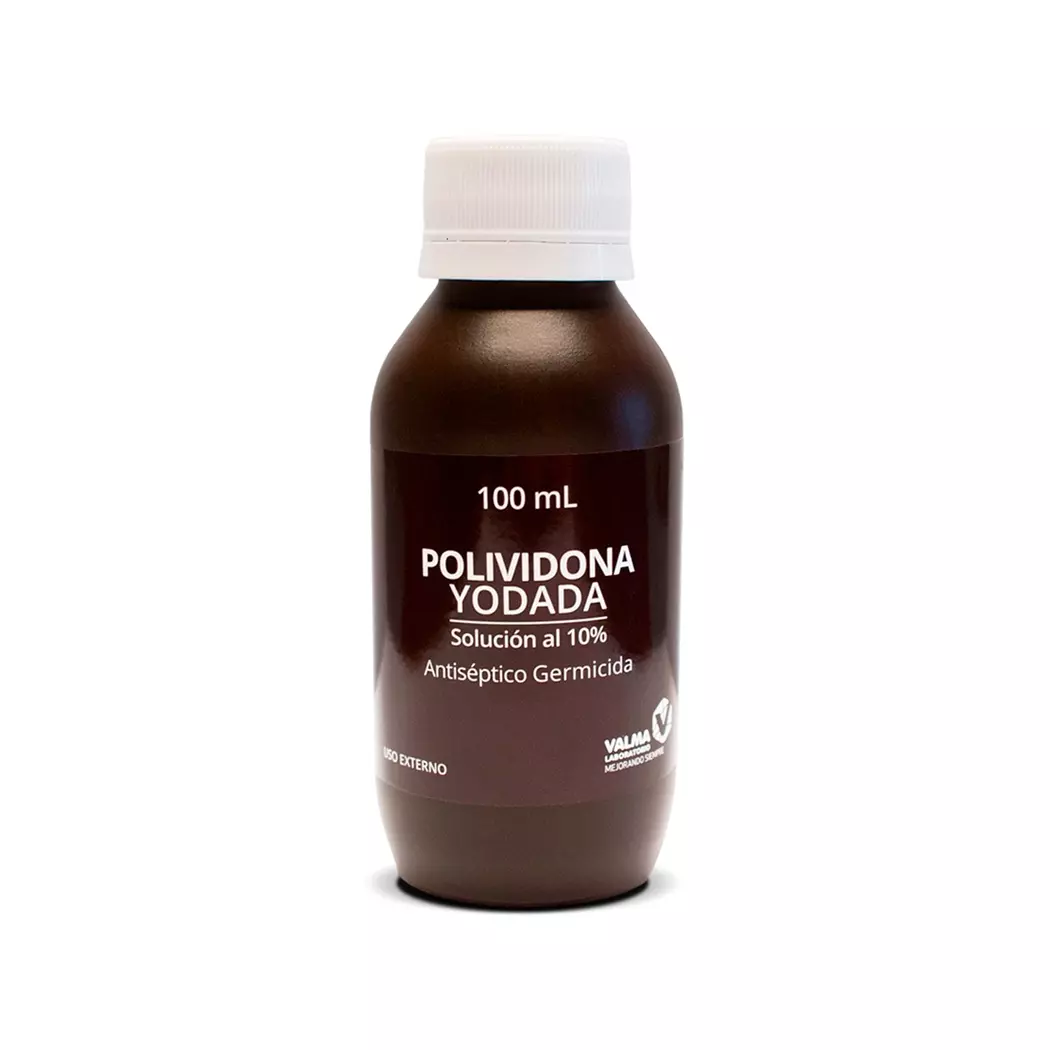 Povidona Yodada 10% Solución Tópica 100 ml - Valma