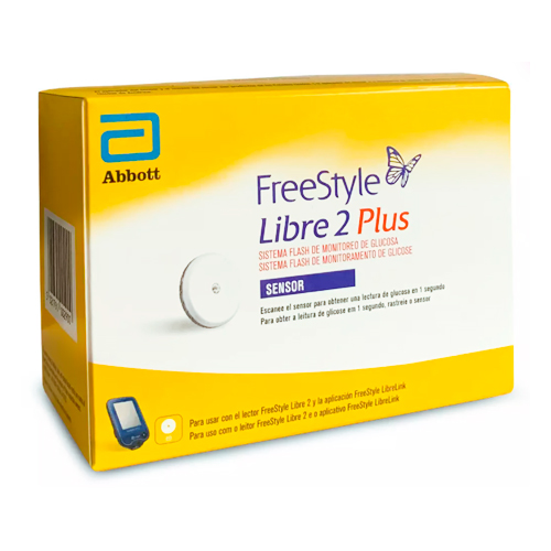 FreeStyle Libre 2 Plus Sensor - Monitoreo Continuo de Glucosa