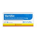 Vertifin Betahistina Diclorhidrato 16 mg 30 comprimidos SAVAL