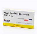 Amoxicilina+ácido Clavulánico 875mg 125mg por 20 comprimidos Ascend (Cenabast)