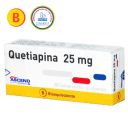 Quetiapina 25mg x 30 comprimidos Ascend