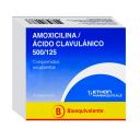 Amoxicilina+Acido Clavulanico Clav 500/125  X 20 Comprimidos Recubiertos (Cenabast)