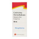 Cetirizina Diclorhidrato 5 mg/5 ml Solución Oral 60 ml - Hospifarma