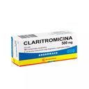 Claritromicina 500 mg x 14 Comprimidos Recubiertos
