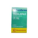 Tadalafilo 20 x 1 Eurofarma