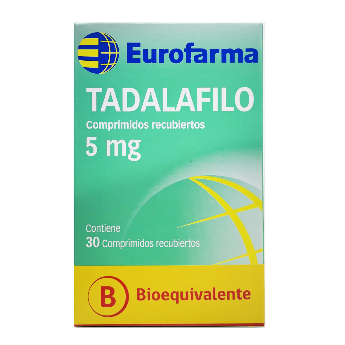 Tadalafilo 5 mg x 30 Comprimidos - Eurofarma