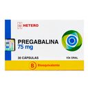 Pregabalina 75 mg x 30 Cápsulas (Lab Hetero)