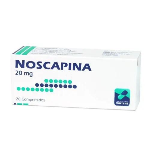Noscapina 20 mg x 20 comprimidos - Laboratorio Primelab