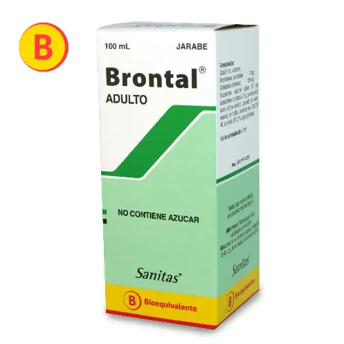 Brontal Adulto Jarabe 100 mg/5 ml 100 ml - Difenhidramina