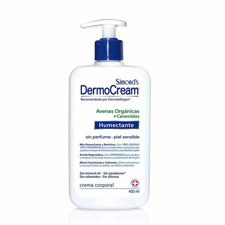 Simond's DermoCream Avenas + Ceramidas Crema Corporal 400 ml