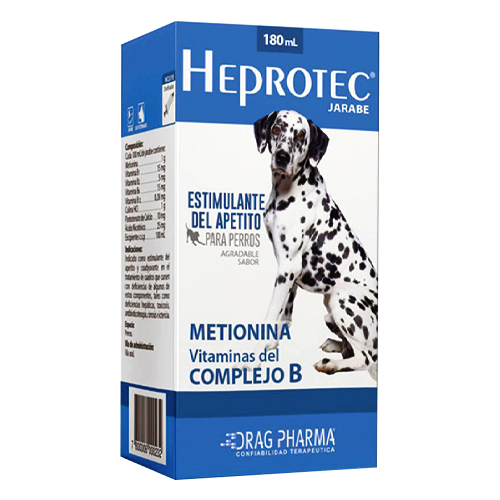 Heprotec Jarabe 180 ml - Estimulante Apetito Perros