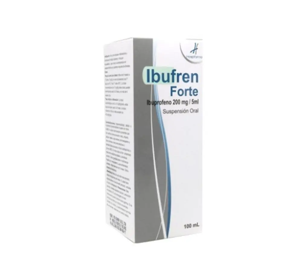 Ibufren Forte 200 mg/5 mL Suspensión Oral 100 mL - Ibuprofeno