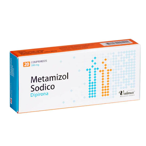 Dipirona Metamizol Sódico 500 mg x 20 Comprimidos - Valma