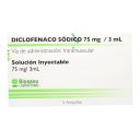 Diclofenaco 75 mg/3 ml X 5 Ampollas (Biosano)