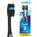 Oral-B Indicator Black Carbón Suave 2 Unidades