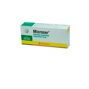 Microser 16 mg x 30 Comprimidos - Betahistina