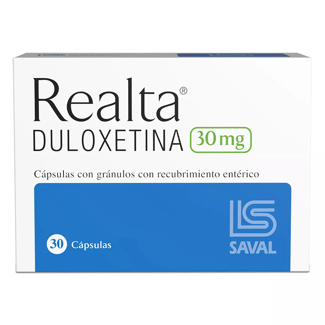 Realta 30 mg x 30 Cápsulas - Duloxetina