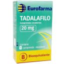 Tadalafilo 20 mg x 1 comprimido