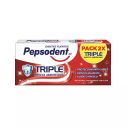 Pepsodent Triple Menta Americana Pack 2 x 75 ml Pasta Dental