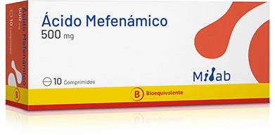 Ácido Mefenámico 500 mg x 10 Comprimidos - Milab