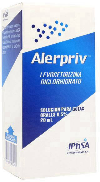 Alerpriv Levocetirizina 0,5% Gotas 20 ml - Levocetirizina