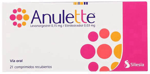Anulette 0.15/0.03 mg 21 Comprimidos - Levonorgestrel + Etinilestradiol