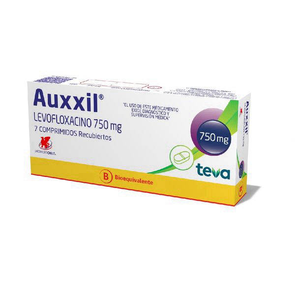 Auxxil 750 mg x 7 Comprimidos - Levofloxacino