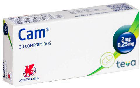 Cam 2 mg/0.25 mg x 30 Comprimidos - Dexclorfenamina + Betametasona