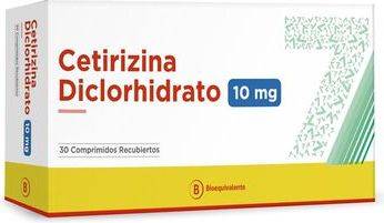 Cetirizina 10 mg x 30 Comprimidos - Biopharmabiot