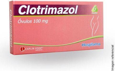 Clotrimazol 100 mg x 6 Óvulos - Hospifarma