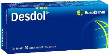 Desdol 20 Comprimidos Recubiertos - Paracetamol + Clorzoxazona