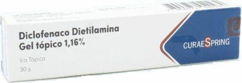 Diclofenaco Dietilamina 1,16% 30 g Gel Tópico - CuraSpring