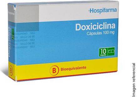 Doxiciclina 100 mg x 10 Cápsulas - Hospifarma