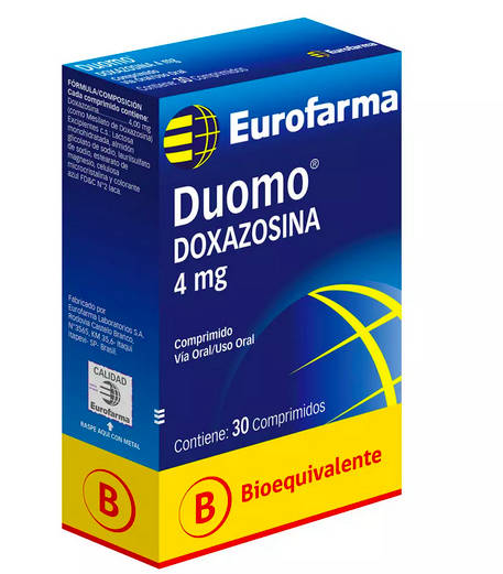 Duomo 4 mg x 30 Comprimidos - Doxazosina