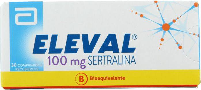 Eleval 100 mg x 30 Comprimidos - Sertralina