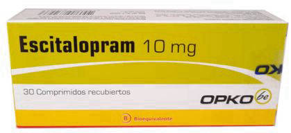 Escitalopram 10 mg x 30 Comprimidos Recubiertos - Opko
