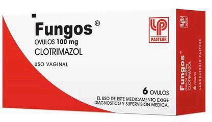 Fungos 100 mg x 6 Óvulos - Clotrimazol