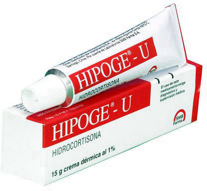 Hipoge-U Crema 1 % x 15 g - Hidrocortisona